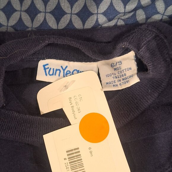 blue onesie funyears 6 to 9 months - Picture 5 of 5